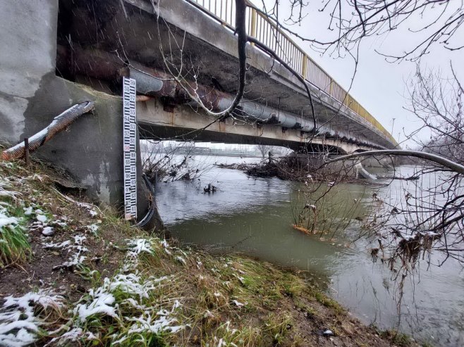 Приједор: Водостај рјеке Сане - Фото: СРНА