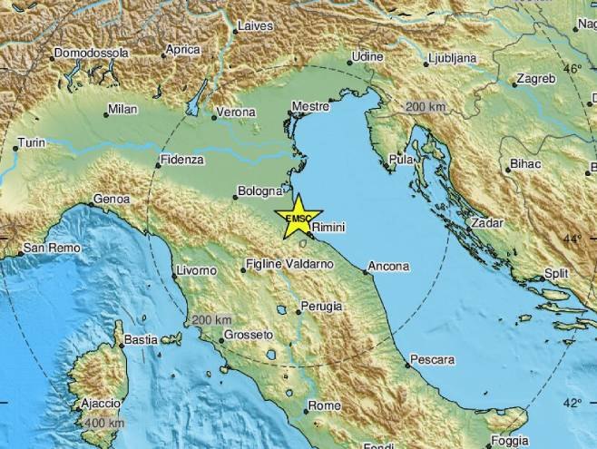 Земљотрес у Италији (Фото: emsc-csem.org) - 