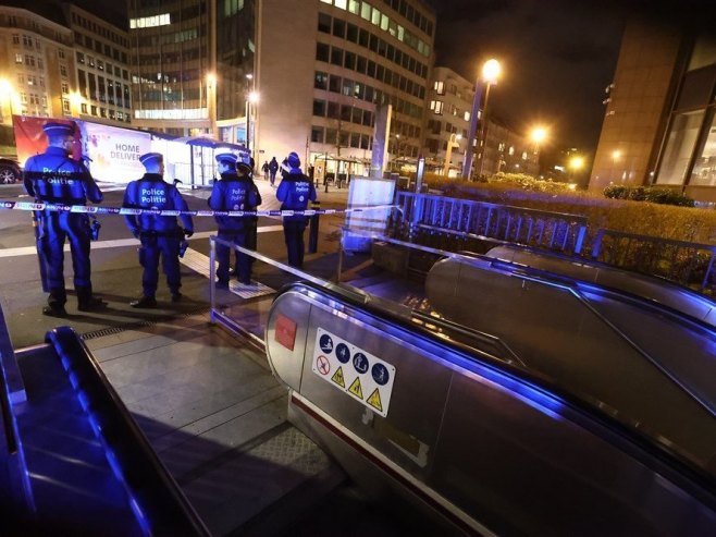 Напад на метро станици у Бриселу (Фото: EPA-EFE/STEPHANIE LECOCQ) - 