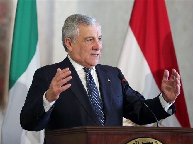 Антонио Тајани (фото:EPA-EFE/KHALED ELFIQI) Антонио Тајани (фото:EPA-EFE/KHALED ELFIQI) -