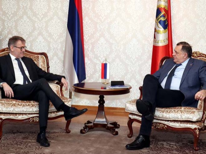 Милорад Додик и Олав Рајнертсен (Фото: Кабинет предсједника) Милорад Додик и Олав Рајнертсен (Фото: Кабинет предсједника) -