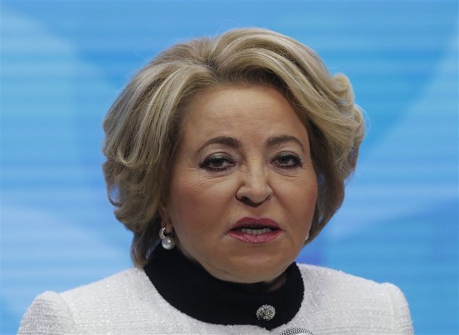 Валентина Матвијенко (Фото: EPA-EFE/Anatoly Maltsev) Валентина Матвијенко (Фото: EPA-EFE/Anatoly Maltsev) -
