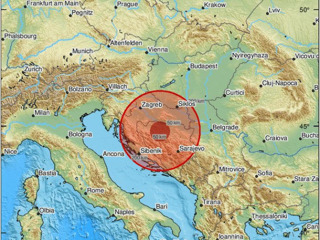 Земљотрес у Хрватској (Фото: ЕМСЦ) - 