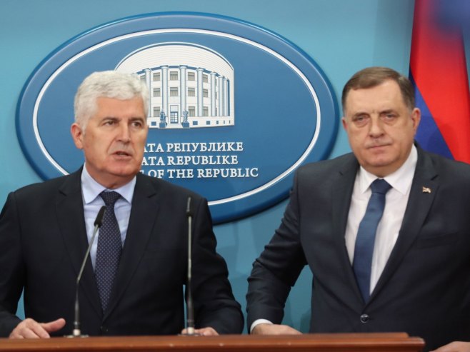 Dragan Čović i Milorad Dodik (Foto: B. Ždrinja) -