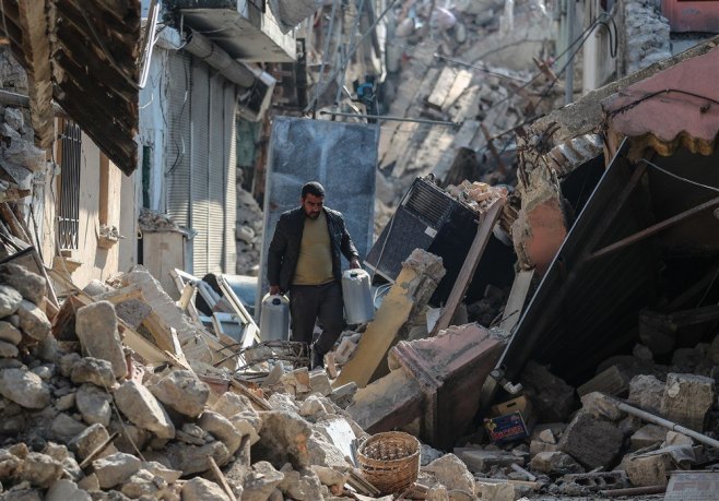 Сирија, земљотрес (Фото:  EPA-EFE/ERDEM SAHIN) - 