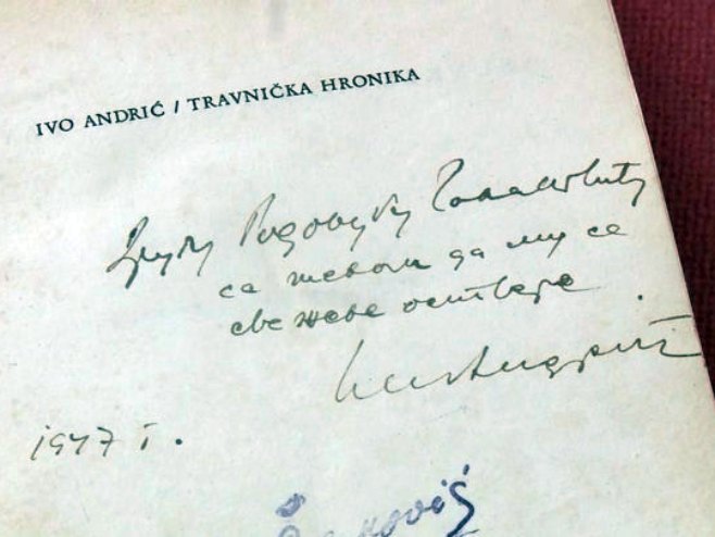 Књига Иве Андрића Књига Иве Андрића - Фото: РТРС