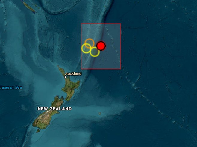 Земљотрeс код Новог Зеланда (Фото: emsc-csem.org) - 