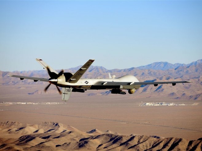 Беспилотна летјелица МQ-9 "рипер" (Фото: EPA-EFE/Airman 1st Class William Rio Rosado) Беспилотна летјелица МQ-9 "рипер" (Фото: EPA-EFE/Airman 1st Class William Rio Rosado) -