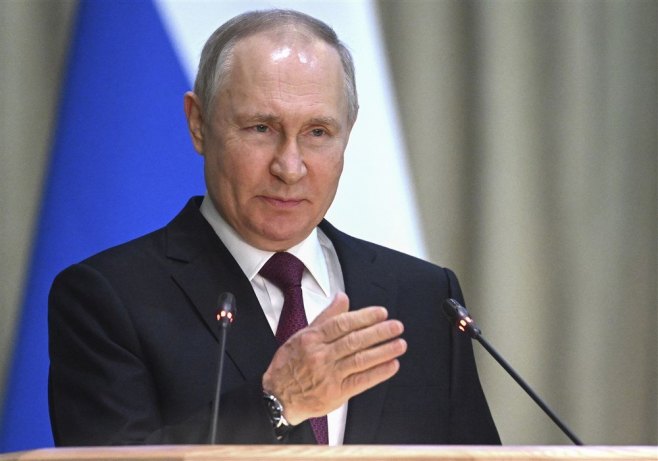 Владимир Путин (Фото:EPA-EFE/PAVEL BEDNYAKOV/SPUTNIK/KREMLIN POOL MANDATORY CREDIT) Владимир Путин (Фото:EPA-EFE/PAVEL BEDNYAKOV/SPUTNIK/KREMLIN POOL MANDATORY CREDIT) -