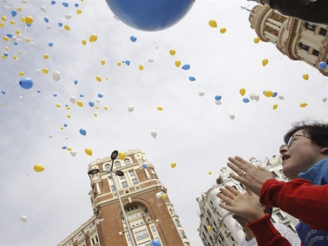 Међународни дан Дауновог синдрома (Фото: EPA/JUAN CARLOS HIDALGO) - 