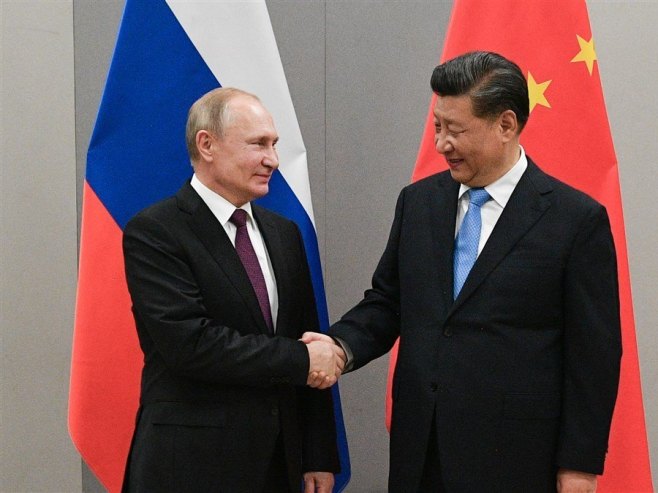 Путин и Ђинпинг (архивска фотографија: EPA-EFE / RAMIL SITDIKOV / SPUTNIK / KREMLIN POOL) Путин и Ђинпинг (архивска фотографија: EPA-EFE / RAMIL SITDIKOV / SPUTNIK / KREMLIN POOL) -