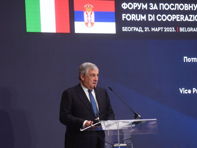 Антонио Тајани (Фото: Танјуг/Страхиња Аћимовић) Антонио Тајани (Фото: Танјуг/Страхиња Аћимовић) -