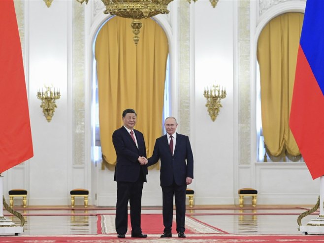 Влaдимир Путин и Си Ђинпинг (Фото: EPA-EFE/SERGEY KARPUHIN) - 