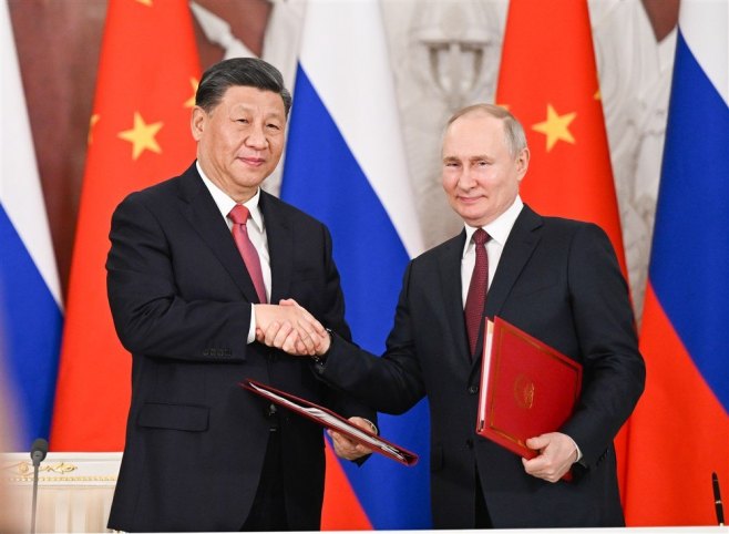 Сусрет Путина Си Ђинпинга (Фото: EPA-EFE/XINHUA / Xie Huanchi) Сусрет Путина Си Ђинпинга (Фото: EPA-EFE/XINHUA / Xie Huanchi) -
