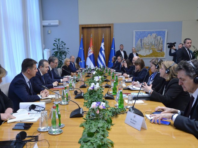 Plenarni sastanak delagacije Srbije i Grčke (Foto: Tanjug/Zoran Žestić) 