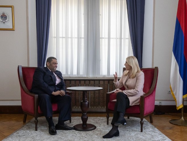 Цвијановић и амбасадор Катара Цвијановић и амбасадор Катара - Фото: Уступљена фотографија
