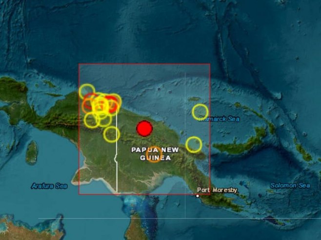 Земљотрес на Папуа Новој Гвинеји (Фото: ЕМСЦ) - 