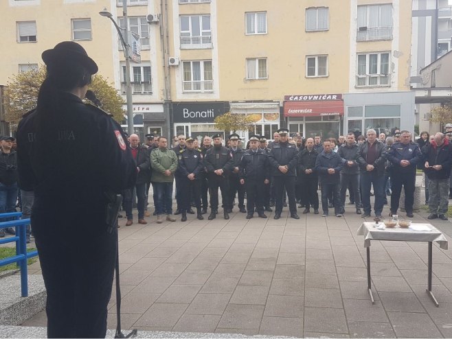 Obilježavanje Dana policije u Doboju (Foto: RTRS)