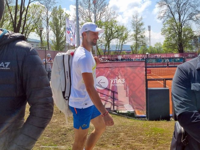 Đoković dolazi na treći trening (Foto: RTRS)