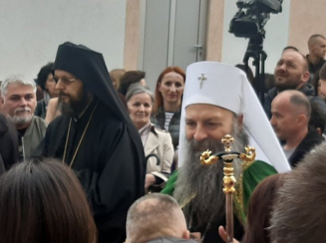 Patrijarh u Mrkonjić Gradu (Foto: RTRS)