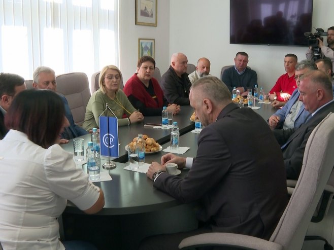 Егић посјетио Савез синдиката Републике Српске Егић посјетио Савез синдиката Републике Српске - Фото: РТРС
