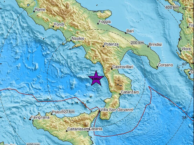Земљотрес у Италији (Фото: EMSC) - 