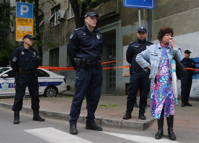 Полицајци у Београду (Фото: EPA-EFE/ANDREJ CUKIC/илустрација) - 