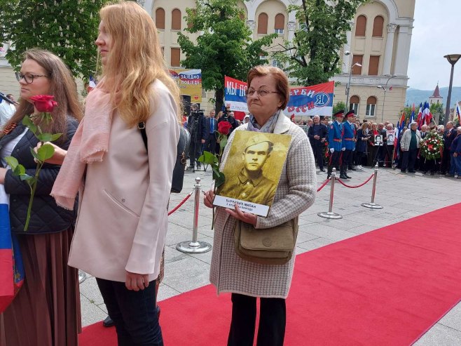 Obilježavanje Dana pobjede nad fašizmom u Banjaluci (Foto: RTRS)