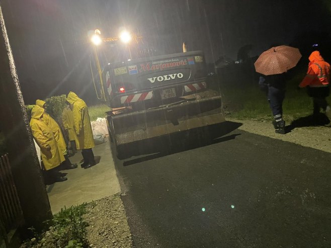 Приједор - проблеми због падавина - Фото: РТРС