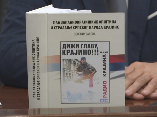 Зборник радова "Пад западнокрајишких општина и страдање српског народа Крајине" - Фото: РТРС