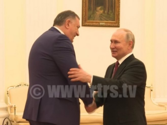 Dodik i Putin (Foto: RTRS)