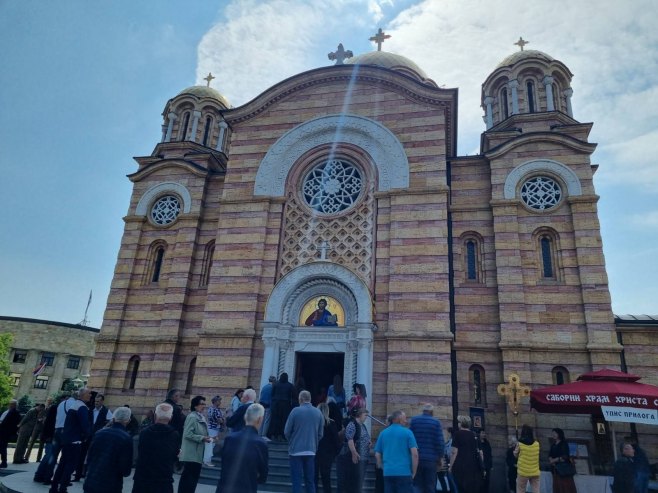 Архијерејска литургија, град Бањалука - Фото: РТРС