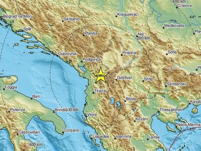 Земљотрес у Албанији (Фото: ЕМСЦ) - 