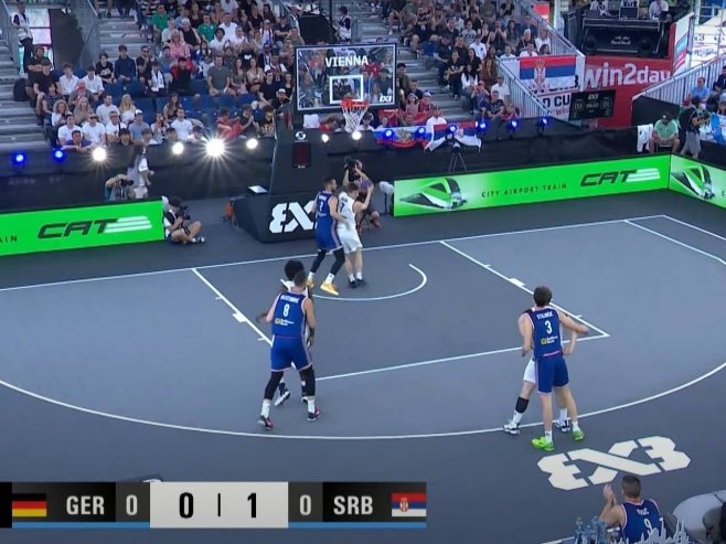 Баскет 3x3 Србија - Њемачка (Фото: Screenshot/FIBA) Баскет 3x3 Србија - Њемачка (Фото: Screenshot/FIBA) -