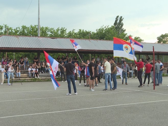Студенти-подршка Србима на КиМ - Фото: РТРС