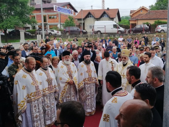 У храму на Паприковцу дочекана чудотворна икона Богородице Брзопомоћнице (ФОТО)