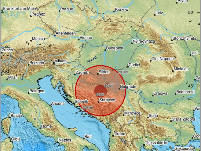 Земљотрес у БиХ (Фото: ЕМСЦ) - 
