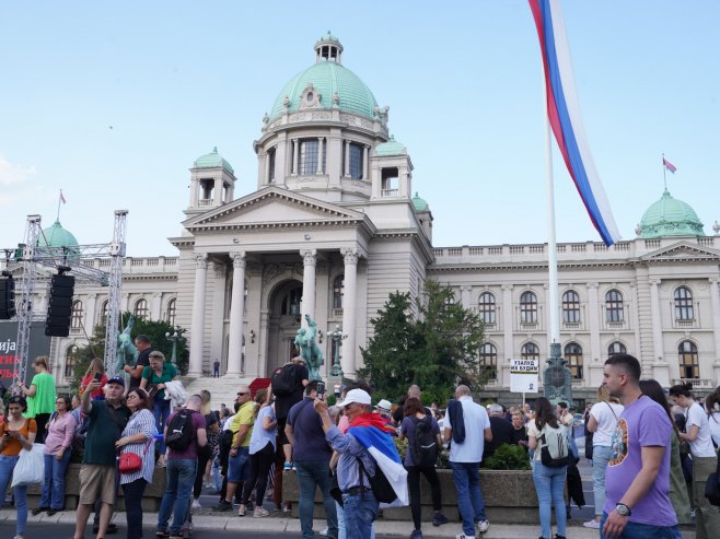 Шести протест "Србија против насиља"