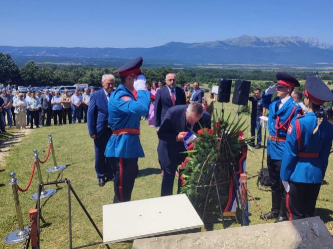 Višković u Nevesinju (Foto: RTRS)