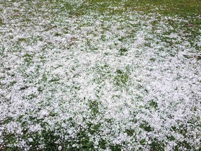 Nevrijeme u Kozarskoj Dubici (Foto: RTRS)