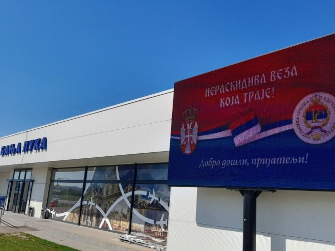 Аеродром Бањалука - Све спремно за долазак делегације Србије у Српску - Фото: РТРС