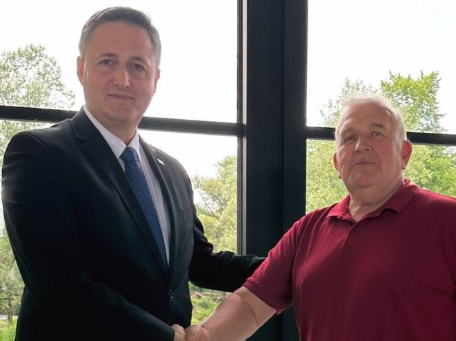 Денис Бећировић и Атиф Дудаковић Денис Бећировић и Атиф Дудаковић - Фото: СРНА