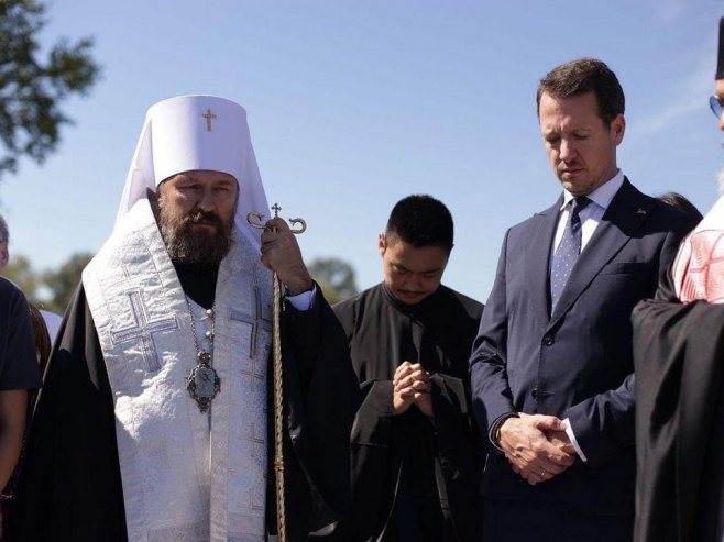 Принц Филип Карађорђевић у Јасеновцу - Фото: СРНА