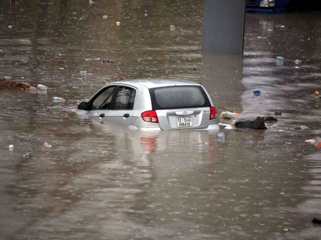 Поплаве у Либији, илустрација (Фото: EPA/SABRI ELMHEDWI) - 