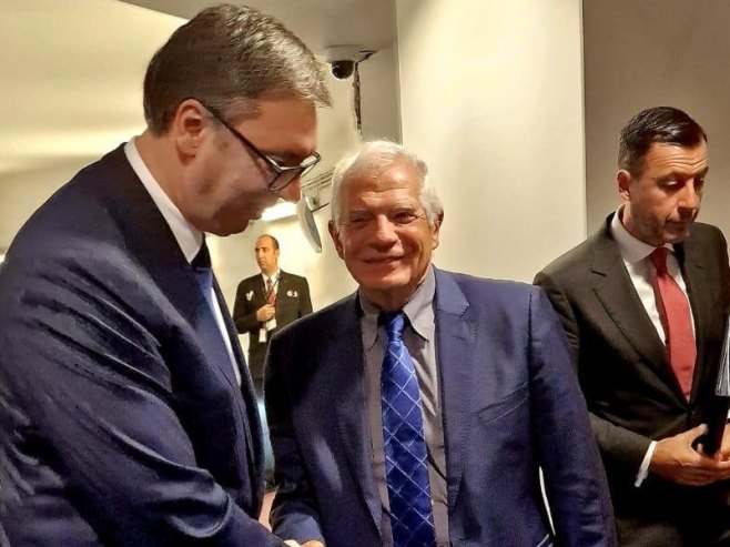 Вучића у Бриселу дочекао Борељ (Фото: Танјуг/СТР) Вучића у Бриселу дочекао Борељ (Фото: Танјуг/СТР) -
