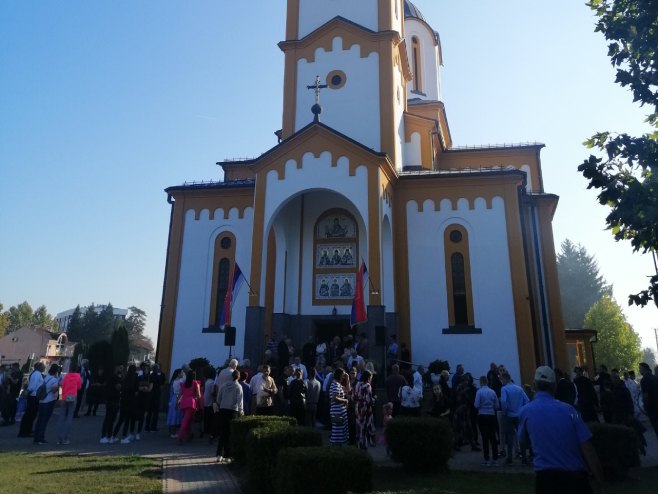 Osveštanje parohijskog doma u Laktašima (Foto: RTRS)