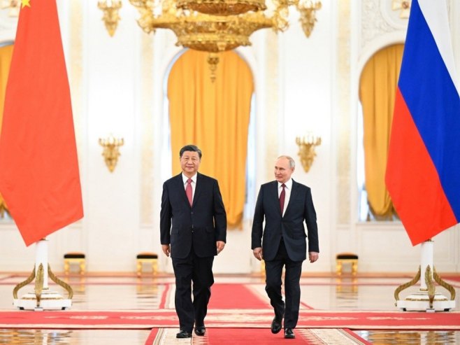 Владимир Путин и Си Ђинпинг (фото: EPA-EFE/XINHUA / Xie Huanchi CHINA OUT / MANDATORY CREDIT EDITORIAL USE ONLY илустрација) Владимир Путин и Си Ђинпинг (фото: EPA-EFE/XINHUA / Xie Huanchi CHINA OUT / MANDATORY CREDIT EDITORIAL USE ONLY илустрација) -