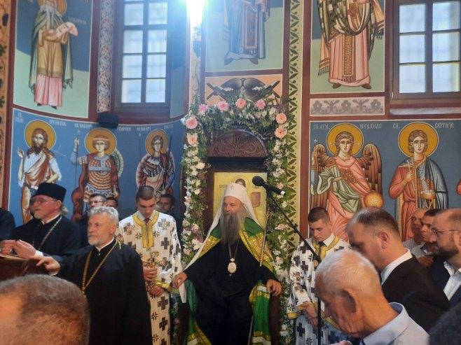 Патријарх Порфирије у Зворнику Патријарх Порфирије у Зворнику - Фото: РТРС