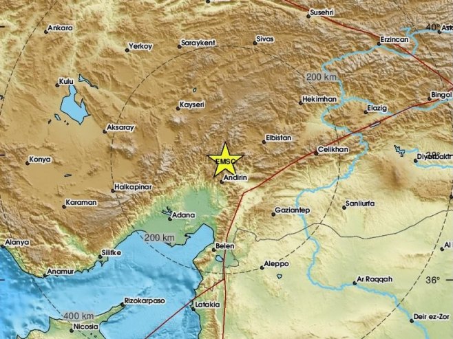 Земљотрес у Турској (Фото: ЕМСЦ) - 