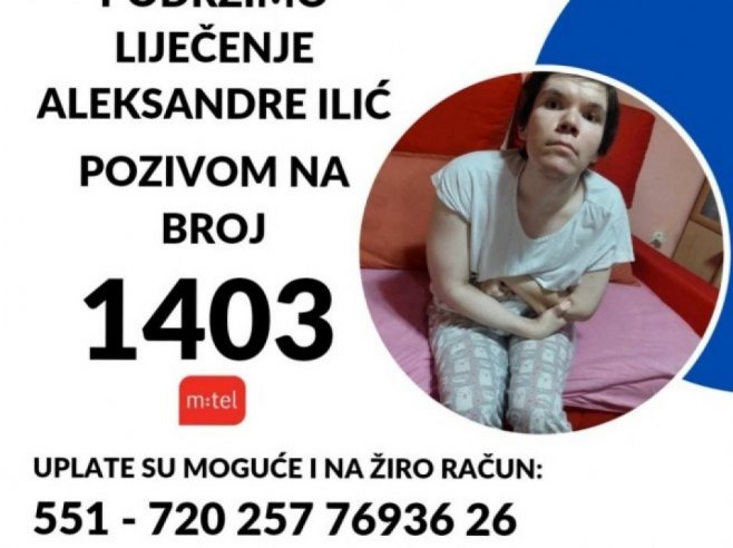 Помозимо лијечење Александре Илић Помозимо лијечење Александре Илић -